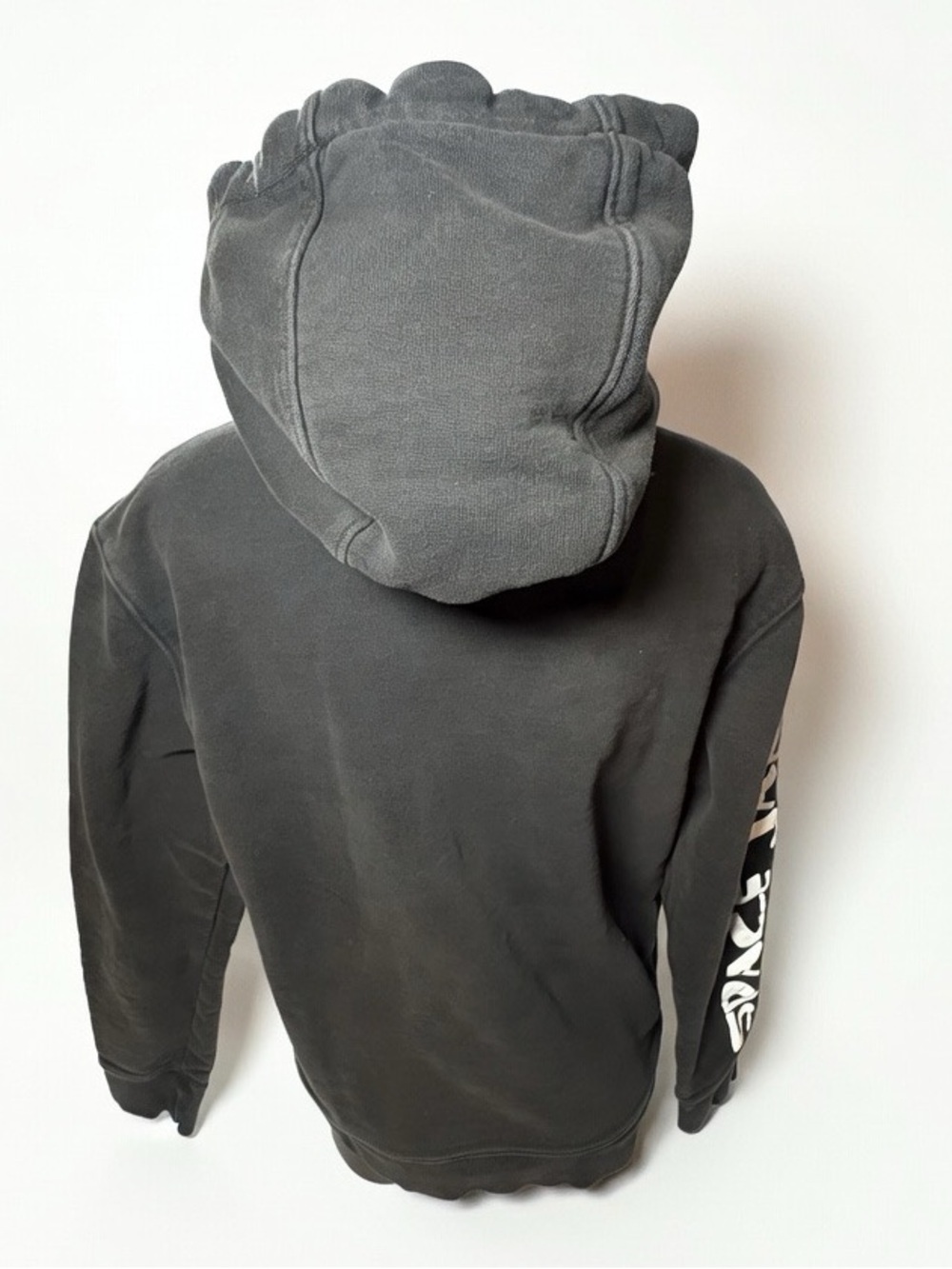 Tailgate Space Jam Bugs Bunny Daffy Duck Hoodie Washed Black XS - Picture 2 of 5